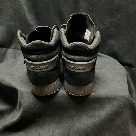 Adidas Tubular Invader Strap triple black mens sz 10 - Picture 4 of 6